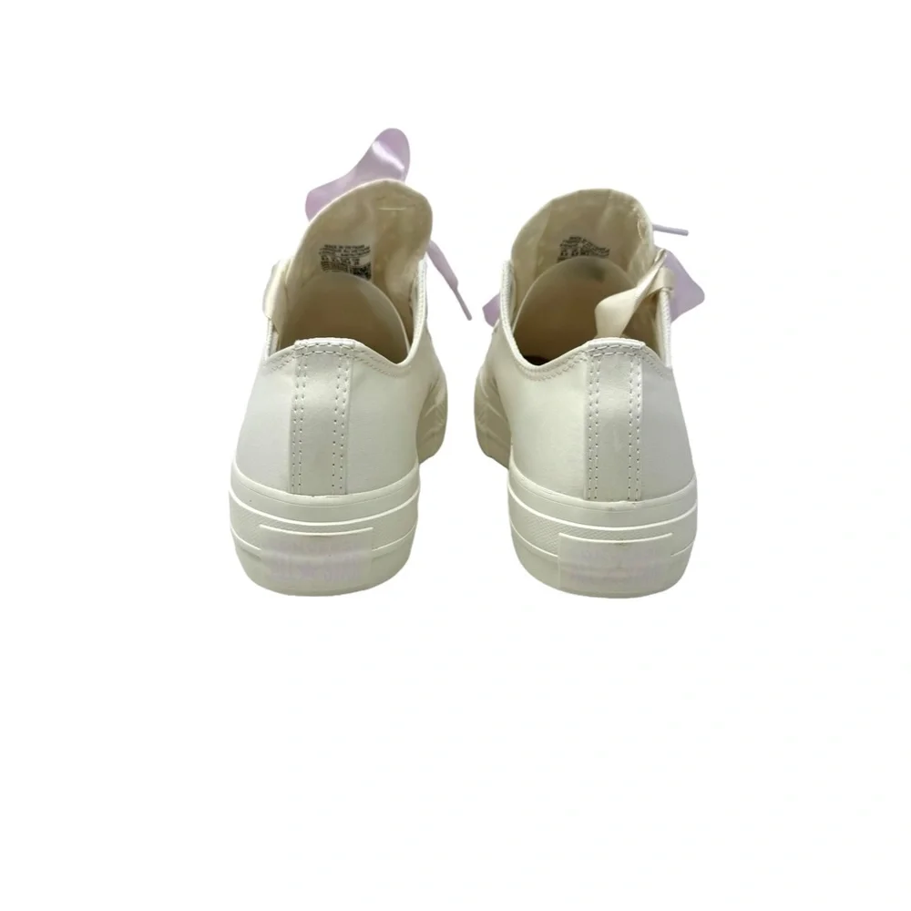 Converse Chuck Taylor Lift Platform Low Shoe Women Sneakers Egret Canvas A10301C